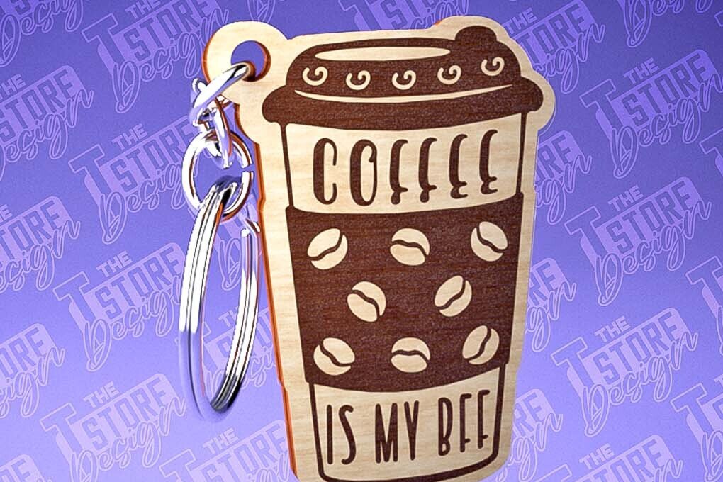 Intra απο ξύλο plywood  Χρώμα wenge 3mm-4mm πάχος - Κοπή Laser Μπρελόκ Καφέ | Αστεία αποσπάσματα Δίασταση 4x4 cm INTRAFABR-68243522