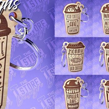 Intra απο ξύλο plywood  Χρώμα wenge 3mm-4mm πάχος - Κοπή Laser Μπρελόκ Καφέ | Αστεία αποσπάσματα Δίασταση 4x4 cm INTRAFABR-108037630 - Image 1