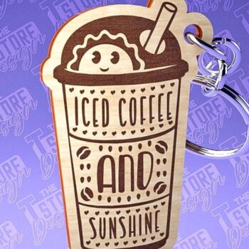 Intra απο ξύλο plywood  Χρώμα wenge 3mm-4mm πάχος - Κοπή Laser Μπρελόκ Καφέ | Αστεία αποσπάσματα Δίασταση 4x4 cm INTRAFABR-108037630 - Image 3