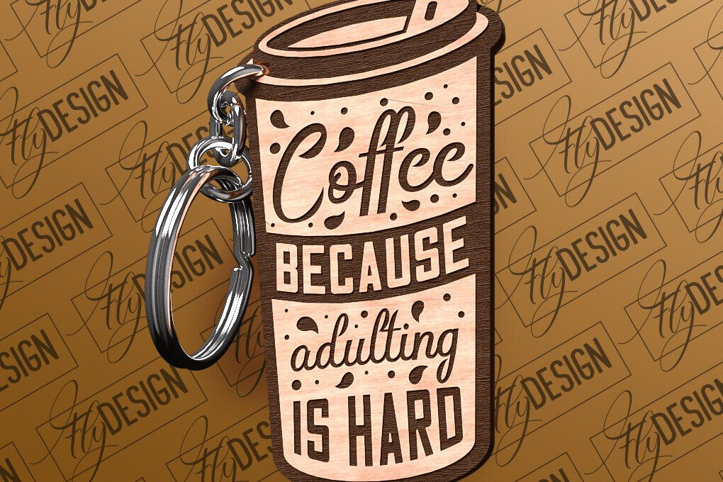 Intra απο ξύλο plywood  Χρώμα wenge 3mm-4mm πάχος - Κοπή Laser Μπρελόκ Καφέ | Αστεία αποσπάσματα Δίασταση 4x4 cm INTRAFABR-118810076