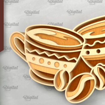 Intra απο ξύλο plywood  Χρώμα wenge 3mm-4mm πάχος - Διακόσμηση τοίχου με στρώσεις καφέ Δίασταση 30x20 cm INTRAFABR-118810089 - Image 1