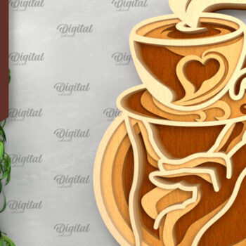 Intra απο ξύλο plywood  Χρώμα wenge 3mm-4mm πάχος - Διακόσμηση τοίχου με στρώσεις καφέ Δίασταση 30x20 cm INTRAFABR-27703686 - Image 1