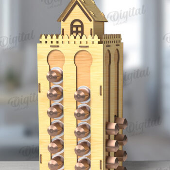 Intra απο ξύλο plywood Χρώμα wenge 3mm-4mm πάχος - Coffee Pod Holders Bundle Δίασταση 30x20 cm INTRAFABR-30895828 - Image 10