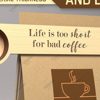 Intra απο ξύλο plywood  Χρώμα wenge 3mm-4mm πάχος - με κλιπ για σέσουλα καφέ και τσάντα Δίασταση 30x20 cm INTRAFABR-114077726 - Image 1