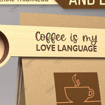 Intra απο ξύλο plywood  Χρώμα wenge 3mm-4mm πάχος - με κλιπ για σέσουλα καφέ και τσάντα Δίασταση 30x20 cm INTRAFABR-116030861 - Image 1