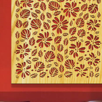 Intra απο ξύλο plywood  Χρώμα wenge 3mm-4mm πάχος - Coffee Shop Coffee Sign Δίασταση 30x20 cm INTRAFABR-93853011 - Image 1