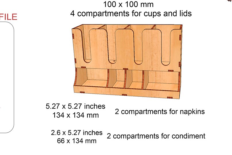 Intra απο ξύλο plywood  Χρώμα wenge 3mm-4mm πάχος - Οργάνωση πάγκου Coffee Shop Δίασταση 430x146 cm INTRAFABR-93531283