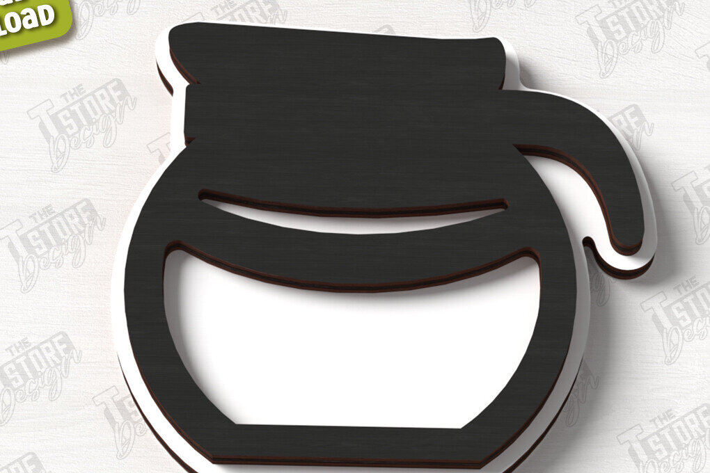 Intra απο ξύλο plywood  Χρώμα wenge 3mm-4mm πάχος - Coffee Sign | Καφενείο Δίασταση 30x20 cm INTRAFABR-74658768