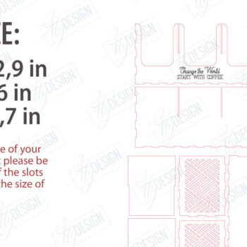 Intra απο ξύλο plywood  Χρώμα wenge 3mm-4mm πάχος - Πακέτο με σιρόπι καφέ | Καφετέρια Δίασταση 20x20 cm INTRAFABR-116902053 - Image 2