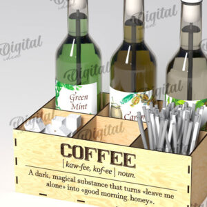 Intra απο ξύλο plywood  Χρώμα wenge 3mm-4mm πάχος - με λέιζερ για σιρόπι καφέ Δίασταση 30x20 cm INTRAFABR-65234620