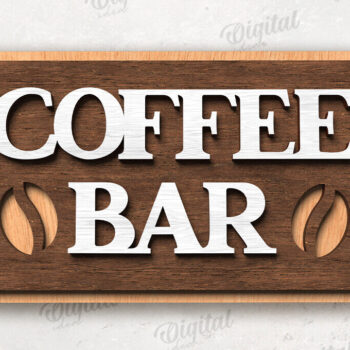 Intra απο ξύλο plywood  Χρώμα wenge 3mm-4mm πάχος - Διακόσμηση δίσκου καφέ σε επίπεδα Δίασταση 30x20 cm INTRAFABR-63882347 - Image 1