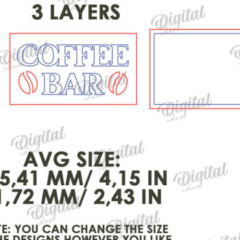 Intra απο ξύλο plywood  Χρώμα wenge 3mm-4mm πάχος - Διακόσμηση δίσκου καφέ σε επίπεδα Δίασταση 30x20 cm INTRAFABR-63882347 - Image 2