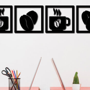 Intra απο ξύλο plywood  Χρώμα wenge 3mm-4mm πάχος - Διακόσμηση τοίχου με λέιζερ 3D 11 Δίασταση 30x20 cm INTRAFABR-115870280 - Image 1