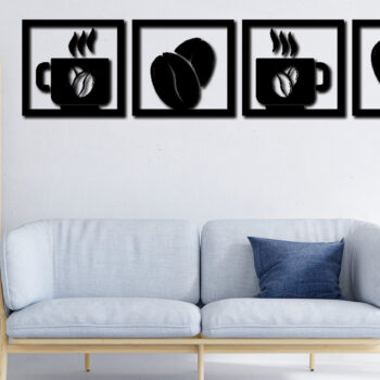 Intra απο ξύλο plywood  Χρώμα wenge 3mm-4mm πάχος - Διακόσμηση τοίχου με λέιζερ 3D 11 Δίασταση 30x20 cm INTRAFABR-115870280 - Image 2