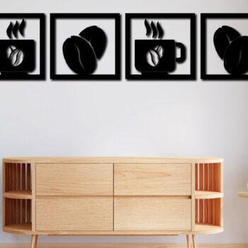 Intra απο ξύλο plywood  Χρώμα wenge 3mm-4mm πάχος - Διακόσμηση τοίχου με λέιζερ 3D 11 Δίασταση 30x20 cm INTRAFABR-115870280 - Image 3