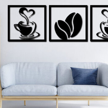 Intra απο ξύλο plywood  Χρώμα wenge 3mm-4mm πάχος - Διακόσμηση τοίχου με λέιζερ 3D 14 Δίασταση 30x20 cm INTRAFABR-116007995 - Image 3