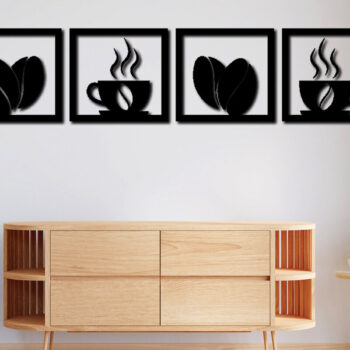 Intra απο ξύλο plywood  Χρώμα wenge 3mm-4mm πάχος - Διακόσμηση τοίχου καφέ με λέιζερ 3D 15 Δίασταση 30x20 cm INTRAFABR-115870288 - Image 1