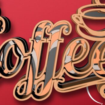 Intra απο ξύλο plywood  Χρώμα wenge 3mm-4mm πάχος - Καφέ + φλιτζάνι, 3d Mandala, 4 στρώσεις Δίασταση 30x30 cm INTRAFABR-115870774 - Image 5