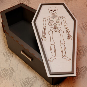 Intra απο ξύλο plywood Χρώμα wenge 3mm-4mm πάχος - Κουτί κουφέτας | Αποκριάτικες λιχουδιές |CNC Δίασταση 15x15 cm INTRAFABR-115870797 - Image 1