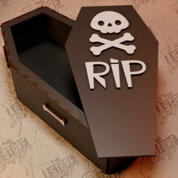 Intra απο ξύλο plywood Χρώμα wenge 3mm-4mm πάχος - Κουτί κουφέτας | Αποκριάτικες λιχουδιές |CNC Δίασταση 15x15 cm INTRAFABR-115870798 - Image 1