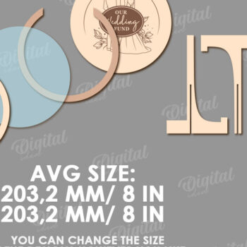 Intra απο ξύλο plywood Χρώμα wenge 3mm-4mm πάχος - Θήκη νομισμάτων LaserCut. Ξύλινο Κουτιά Δίασταση 30x20 cm INTRAFABR-116644838 - Image 2