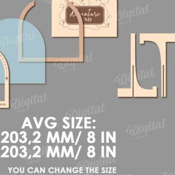 Intra απο ξύλο plywood  Χρώμα wenge 3mm-4mm πάχος - Θήκη νομισμάτων LaserCut. Ξύλινο Κουτιά Δίασταση 30x20 cm INTRAFABR-116644839 - Image 2