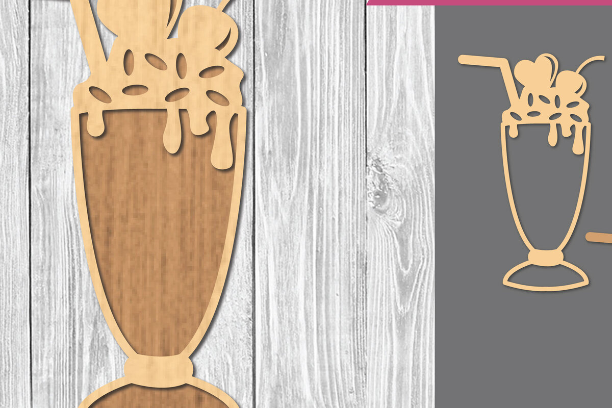 Intra απο ξύλο plywood  Χρώμα wenge 3mm-4mm πάχος - Κρύα ποτά Διακόσμηση 1 Δίασταση 20x20 cm INTRAFABR-116922079