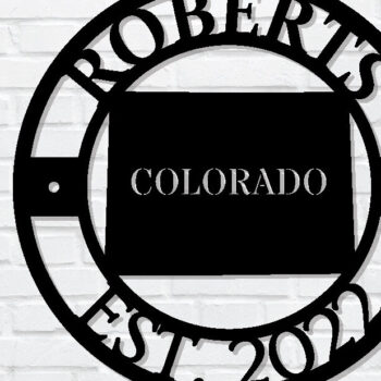 Intra απο ξύλο plywood  Χρώμα wenge 3mm-4mm πάχος - Προσαρμοσμένο σημάδι Κολοράντο, Αμερικανική Πολιτεία Δίασταση 30x40 cm INTRAFABR-92274449 - Image 1