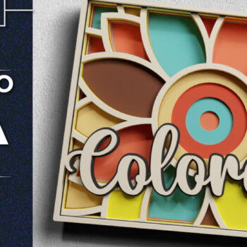 Intra απο ξύλο plywood Χρώμα wenge 3mm-4mm πάχος - Κοπή χαρτιού 3d State Colorado USA Δίασταση 30x20 cm INTRAFABR-24535356 - Image 1