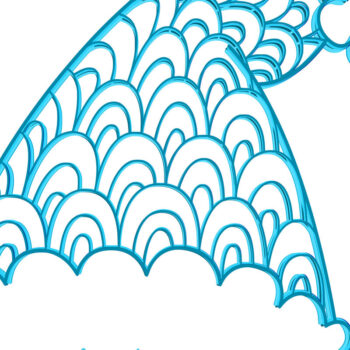 Intra απο ξύλο plywood  Χρώμα wenge 3mm-4mm πάχος - Έγχρωμο Mandala Δίασταση 30x30 cm INTRAFABR-118264013 - Image 1