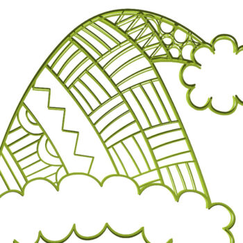 Intra απο ξύλο plywood  Χρώμα wenge 3mm-4mm πάχος - Έγχρωμο Mandala Δίασταση 30x30 cm INTRAFABR-118264230 - Image 3