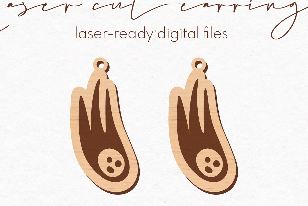 Intra απο ξύλο plywood  Χρώμα wenge 3mm-4mm πάχος - Comet Earrings | με λέιζερ Δίασταση 3x3 cm INTRAFABR-62943023