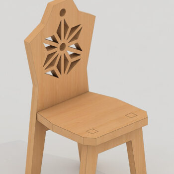 Intra απο ξύλο plywood  Χρώμα wenge 3mm-4mm πάχος - Μικρά σχέδια για τραπέζι πικνίκ Δίασταση 30x20 cm INTRAFABR-61592763 - Image 3