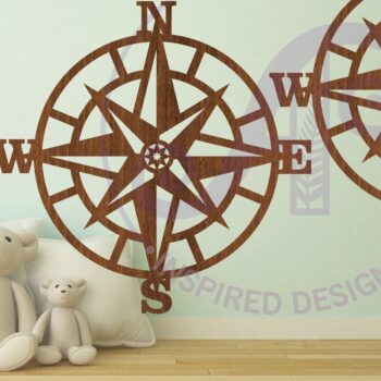 Intra απο ξύλο plywood Χρώμα wenge 3mm-4mm πάχος - Επιγραφή τοίχου πυξίδας, . Διάνυσμα Δίασταση 40x50 cm INTRAFABR-27554743 - Image 3