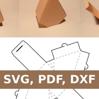 Intra απο ξύλο plywood Χρώμα wenge 3mm-4mm πάχος - Κουτί κώνου Δίασταση 20x20 cm INTRAFABR-113865459 - Image 1