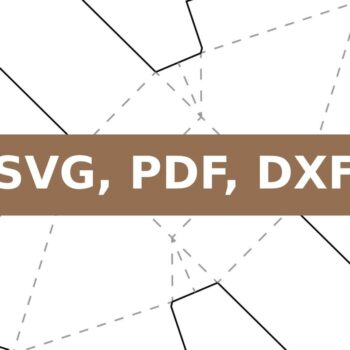 Intra απο ξύλο plywood Χρώμα wenge 3mm-4mm πάχος - Κουτί κώνου Δίασταση 20x20 cm INTRAFABR-113865459 - Image 2