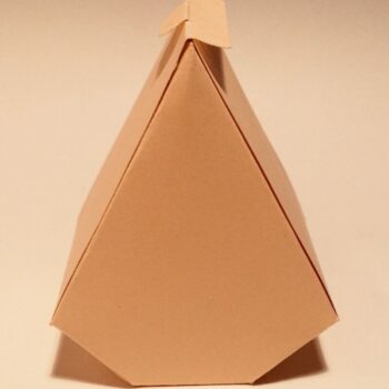 Intra απο ξύλο plywood Χρώμα wenge 3mm-4mm πάχος - Κουτί κώνου Δίασταση 20x20 cm INTRAFABR-113865459 - Image 3