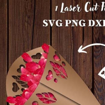 Intra απο ξύλο plywood  Χρώμα wenge 3mm-4mm πάχος - Κώνος κομφετί για πέταλα Δίασταση 30x20 cm INTRAFABR-88710229 - Image 1