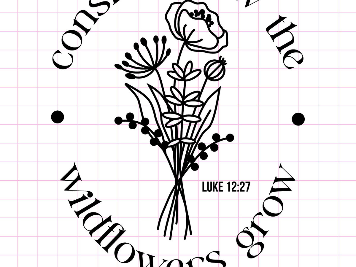 Intra απο ξύλο plywood  Χρώμα wenge 3mm-4mm πάχος - Σκεφτείτε πώς μεγαλώνουν τα αγριολούλουδα Δίασταση 30x20 cm INTRAFABR-111385125