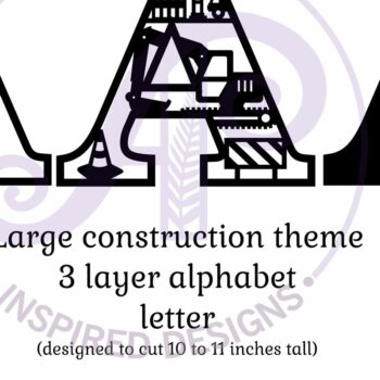 Intra απο ξύλο plywood  Χρώμα wenge 3mm-4mm πάχος - Κατασκευή Larg a Wall Letter 3 Layer Δίασταση 30x20 cm INTRAFABR-122114083 - Image 2