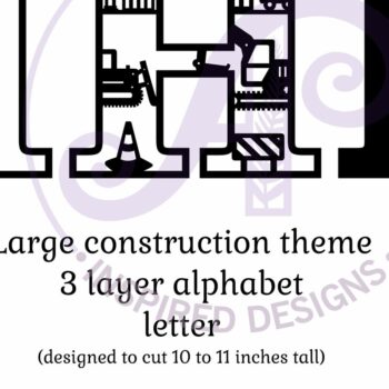 Intra απο ξύλο plywood  Χρώμα wenge 3mm-4mm πάχος - Κατασκευή Large H Wall Letter 3 Layer Δίασταση 30x20 cm INTRAFABR-71059236 - Image 2