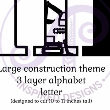 Intra απο ξύλο plywood  Χρώμα wenge 3mm-4mm πάχος - Κατασκευή Large I Wall Letter 3 Layer Δίασταση 30x20 cm INTRAFABR-69822617 - Image 2