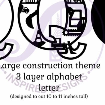 Intra απο ξύλο plywood Χρώμα wenge 3mm-4mm πάχος - Κατασκευή Large Q Wall Letter 3 Layer Δίασταση 30x20 cm INTRAFABR-69822857 - Image 2