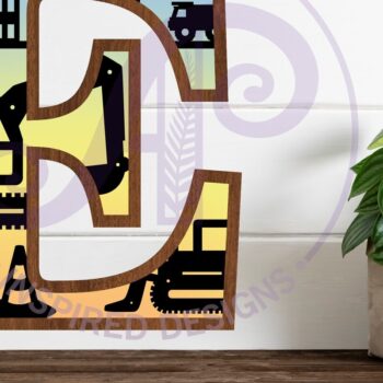 Intra απο ξύλο plywood  Χρώμα wenge 3mm-4mm πάχος - Κατασκευή Large Z Wall Letter 3 Layer Δίασταση 30x20 cm INTRAFABR-87326232 - Image 1