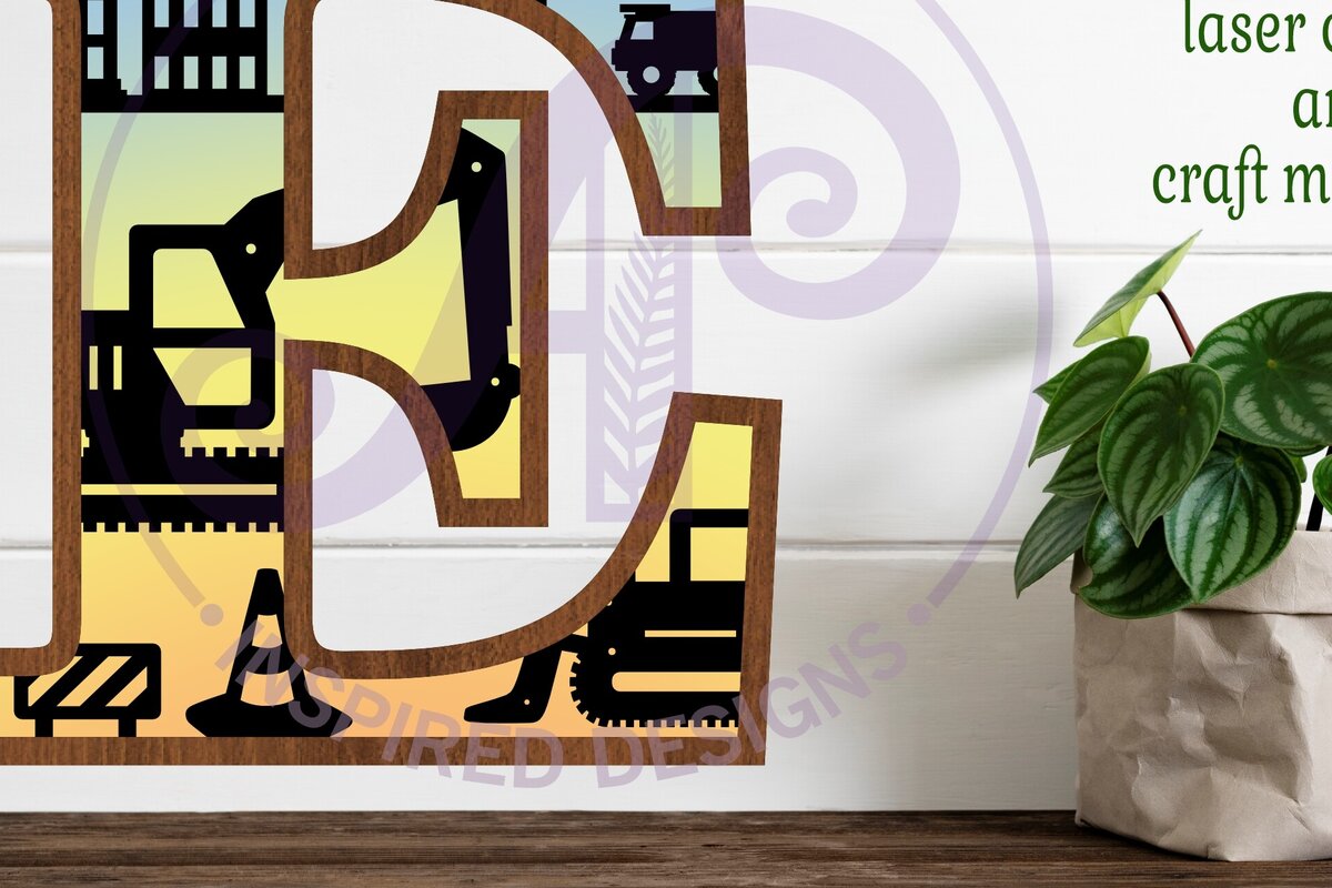 Intra απο ξύλο plywood  Χρώμα wenge 3mm-4mm πάχος - Κατασκευή Large Z Wall Letter 3 Layer Δίασταση 30x20 cm INTRAFABR-87326232