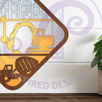 Intra απο ξύλο plywood Χρώμα wenge 3mm-4mm πάχος - Κατασκευαστικό Layered Wall Sign Laser Δίασταση 30x20 cm INTRAFABR-70828903 - Image 1