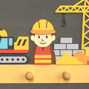 Intra απο ξύλο plywood  Χρώμα wenge 3mm-4mm πάχος - Γάντζος τοίχου κατασκευής Δίασταση 6x6 cm INTRAFABR-105417313