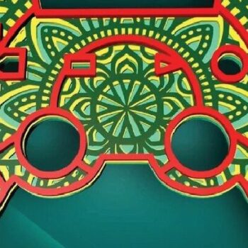 Intra απο ξύλο plywood Χρώμα wenge 3mm-4mm πάχος - Ελεγκτής , 3d Mandala , 4 Layers Δίασταση 30x30 cm INTRAFABR-77193482 - Image 3