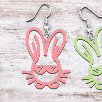 Intra απο ξύλο plywood Χρώμα wenge 3mm-4mm πάχος - Cool Bunny Earrings Files Δίασταση 900x900 cm INTRAFABR-111384352 - Image 3