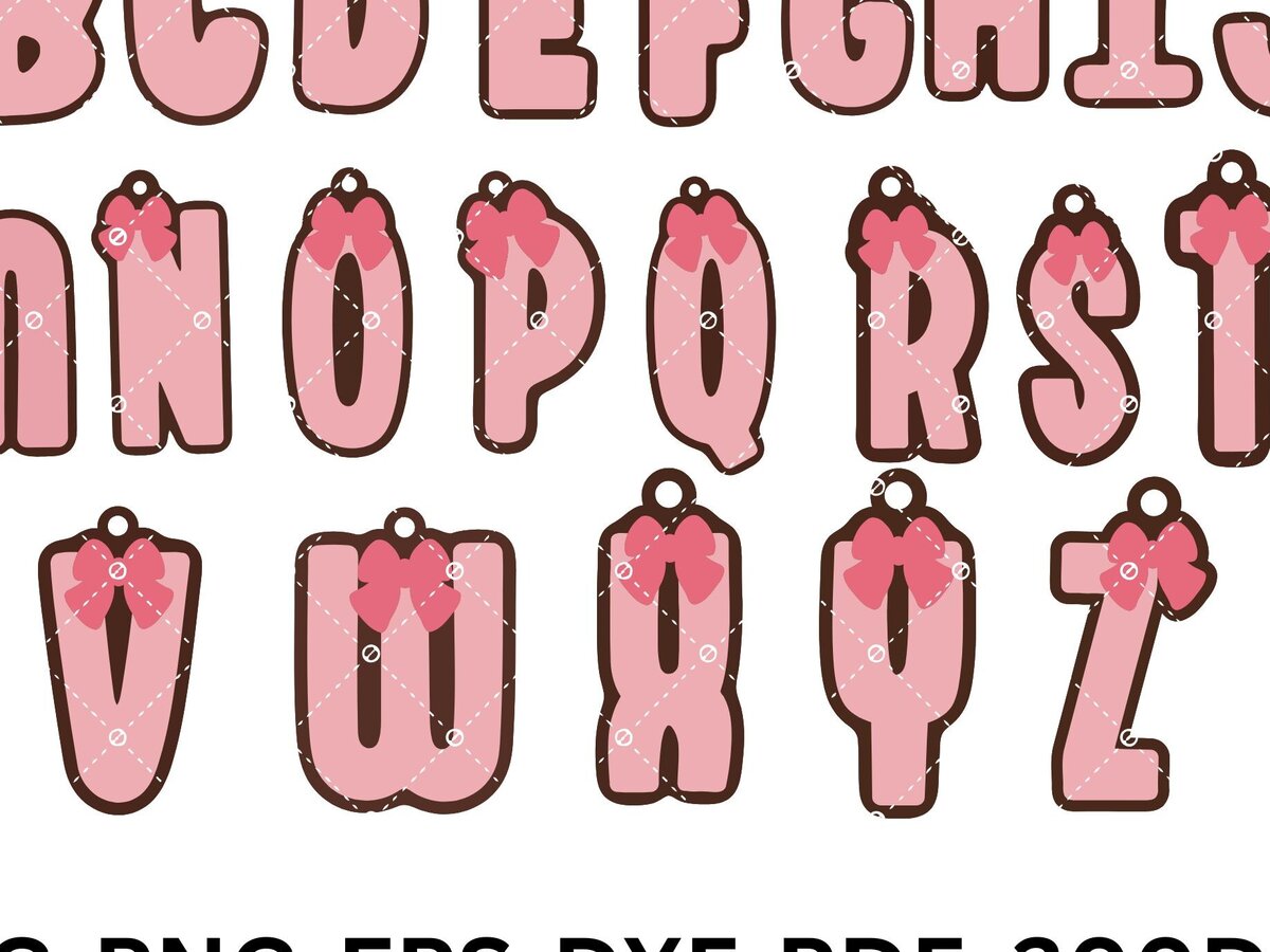 Intra απο ξύλο plywood  Χρώμα wenge 3mm-4mm πάχος - Πακέτο Μπρελόκ Alphabet Coquette Δίασταση 4x4 cm INTRAFABR-101125462